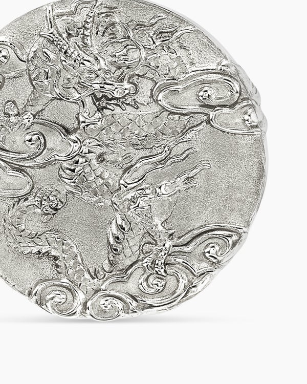 Amulette dragon en argent sterling