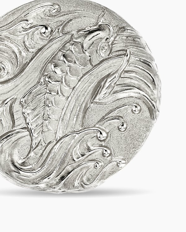 Amulette dragon en argent sterling