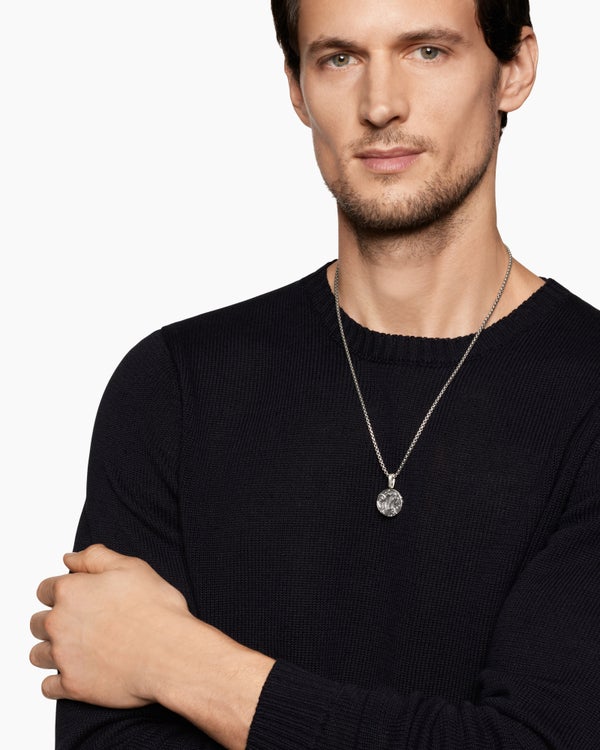 Amulette dragon en argent sterling