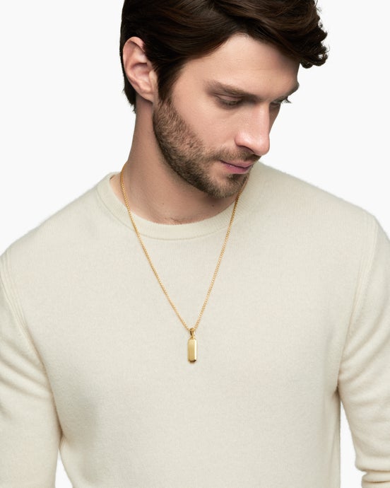 Streamline® Amulet in 18K Yellow Gold, 28mm