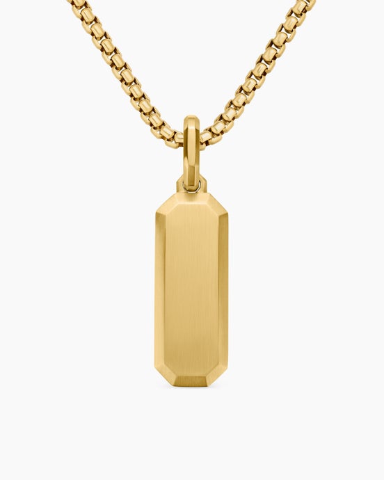 Streamline® Amulet in 18K Yellow Gold, 28mm