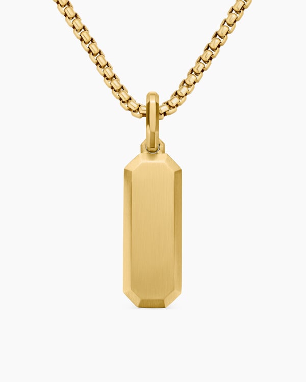 Streamline® Amulet in 18K Yellow Gold, 28mm