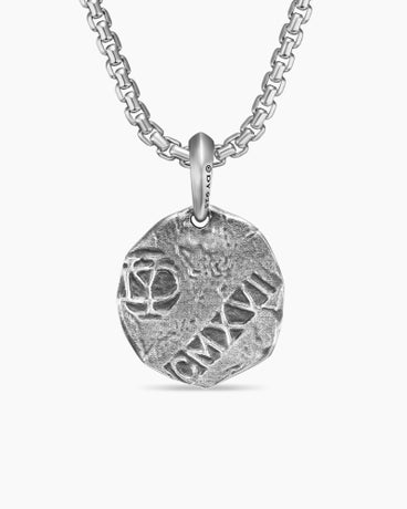 Shipwreck Coin Amulet  in Sterling Silver, 30mm