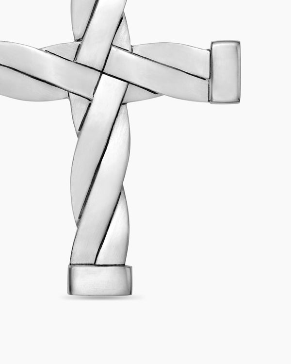 DY Helios™ Cross Pendant in Sterling Silver, 36mm