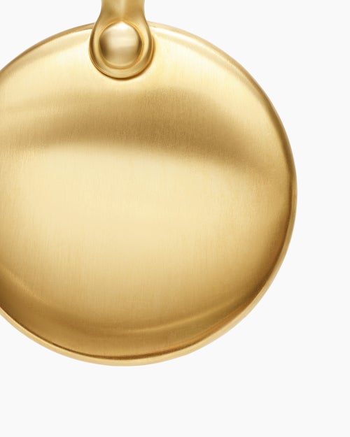 Mens Petrvs® Wolf Amulet in 18K Yellow Gold, 21mm