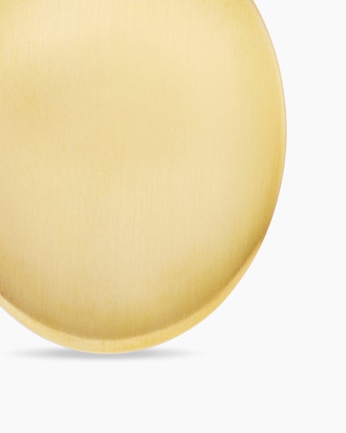 Mens Mary Amulet in 18K Yellow Gold, 20mm