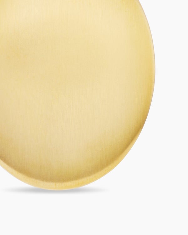 Mary Amulet in 18K Yellow Gold with Diamonds, 20mm