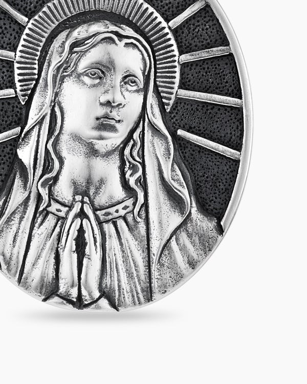 Mary Amulet in Sterling Silver, 20mm
