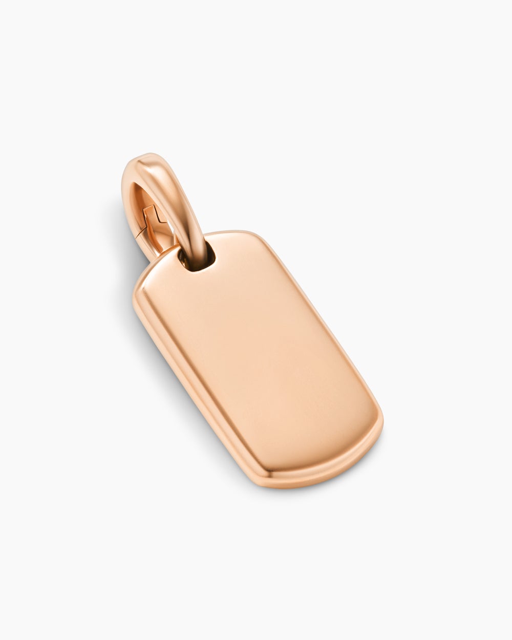 Médaille Chevron en or rose 18 carats, 21 mm hommes