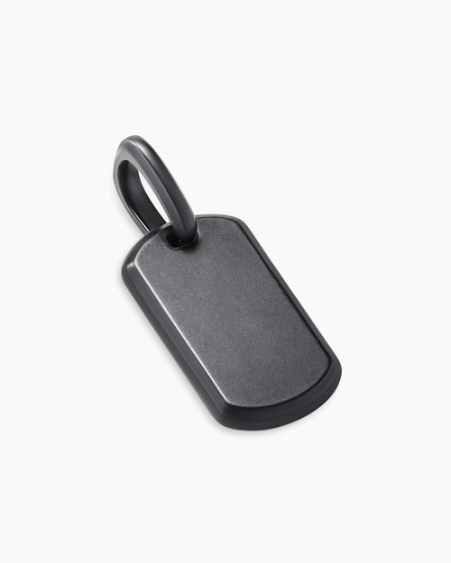 Médaille Chevron en titane noir, 21 mm hommes