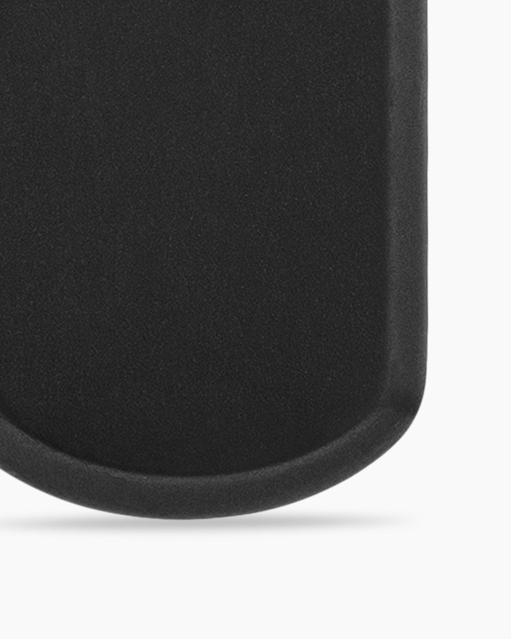 Mens Chevron Tag in Black Titanium, 21mm