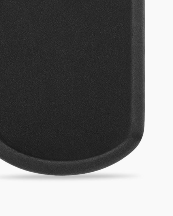 Chevron Tag in Black Titanium, 21mm