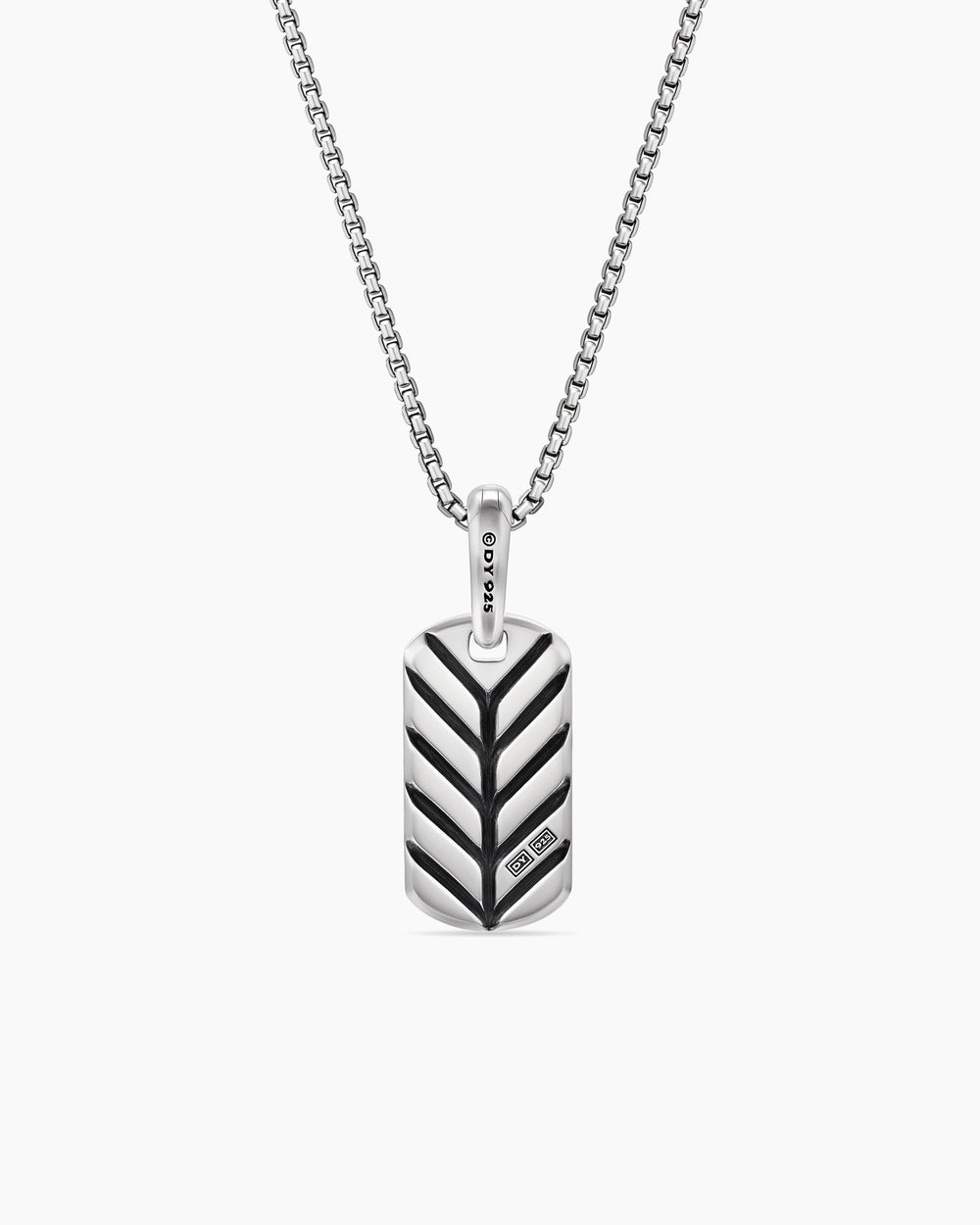 Médaille Chevron en argent sterling avec turquoise américaine, 21 mm hommes