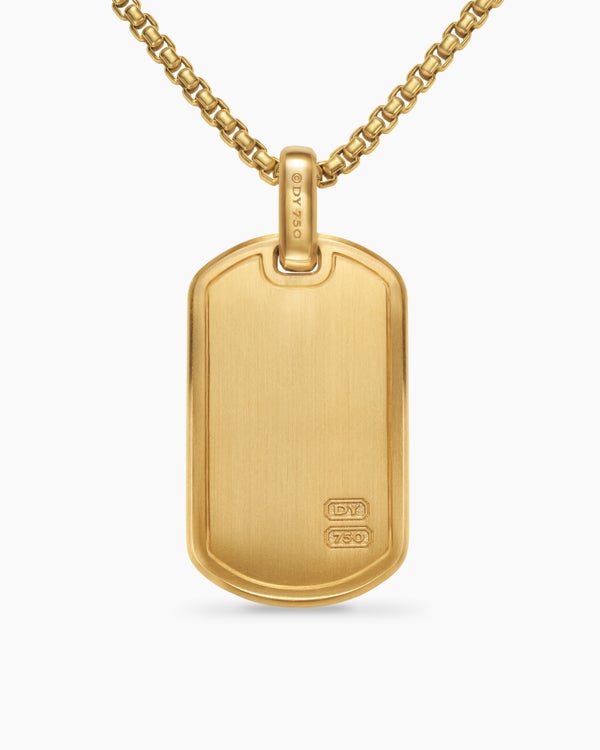 Croix Pyramid en or jaune 18 carats, 24 mm