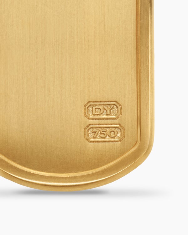 Croix Pyramid en or jaune 18 carats, 24 mm