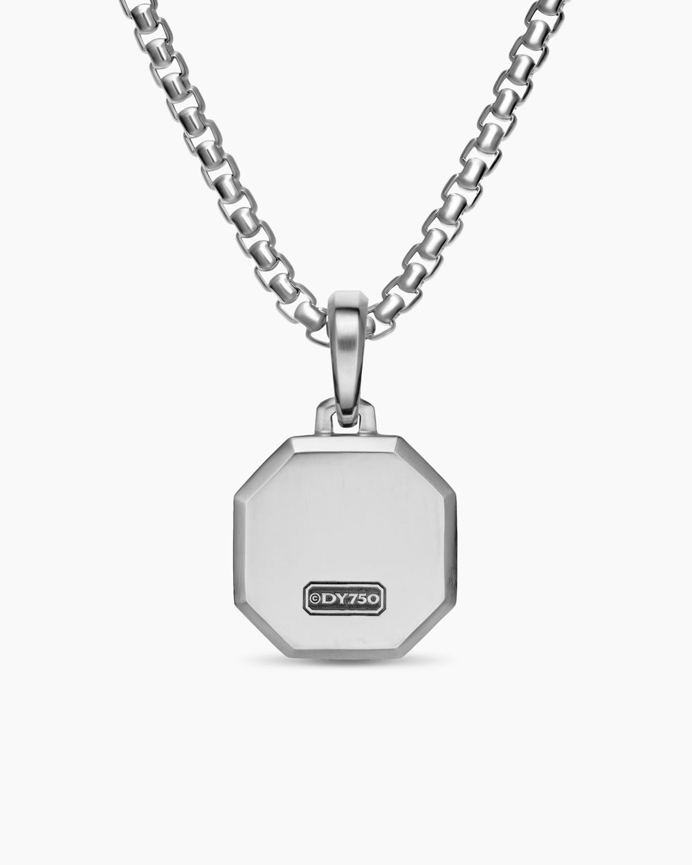 Amulette Faceted en argent sterling, 16 mm hommes