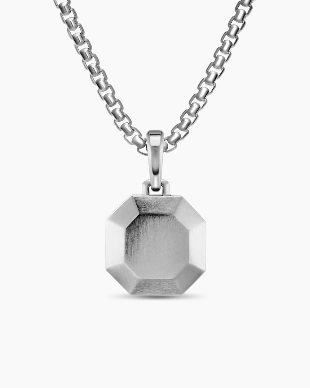Amulette Faceted en argent sterling, 16 mm hommes