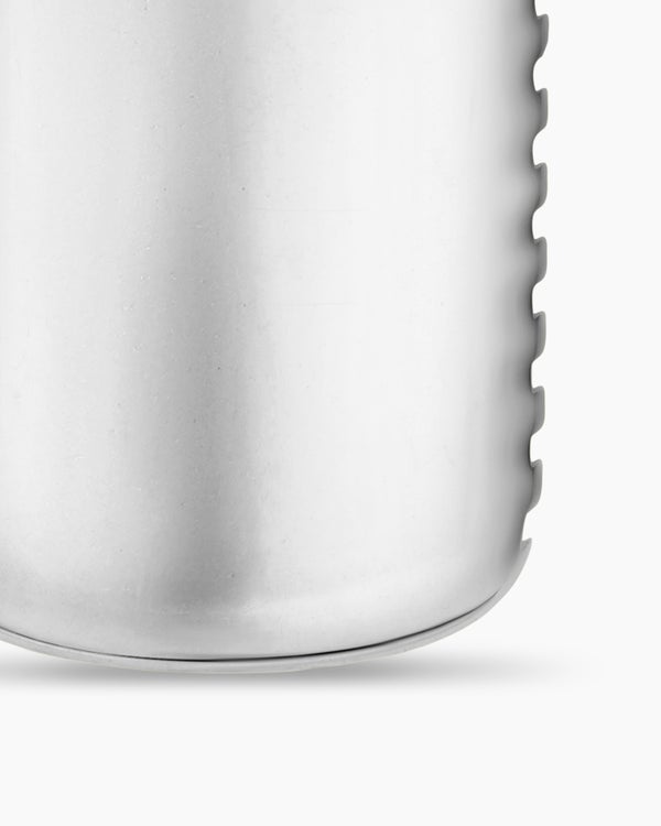 Chevron Tag in Sterling Silver with Black Diamonds, 34mm