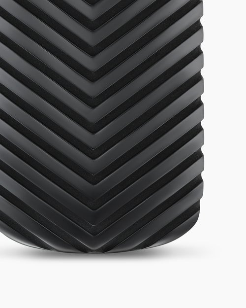 Mens Chevron Tag in Black Titanium, 34mm