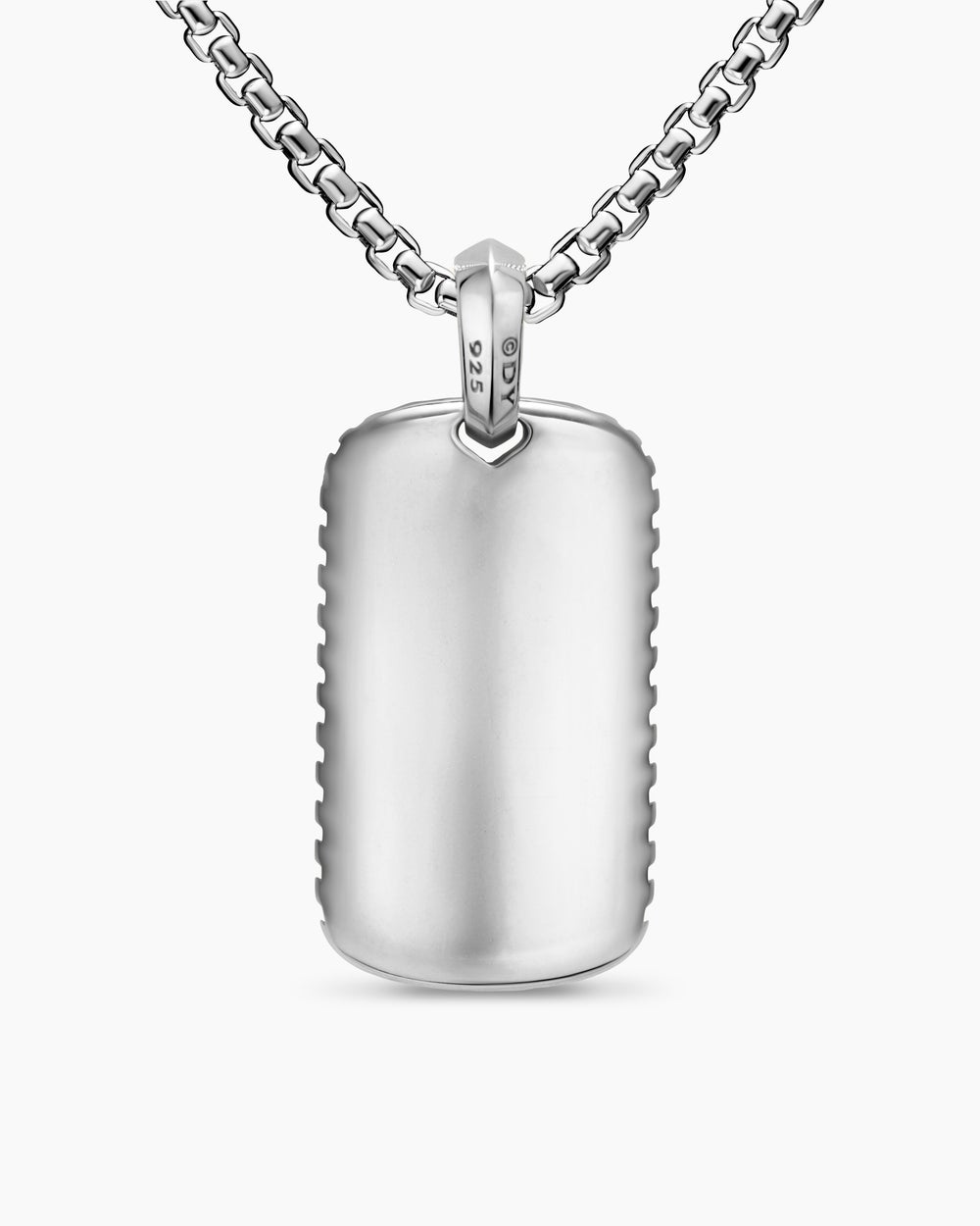Médaille Chevron en argent sterling, 34 mm hommes