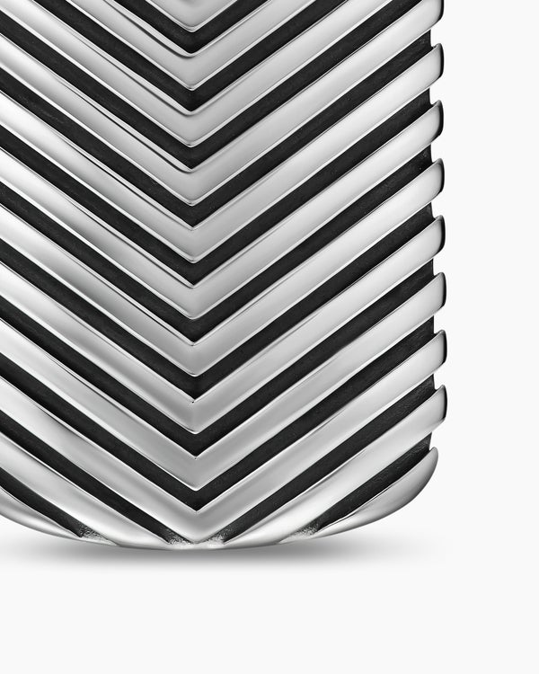 Médaille Chevron en argent sterling, 34 mm