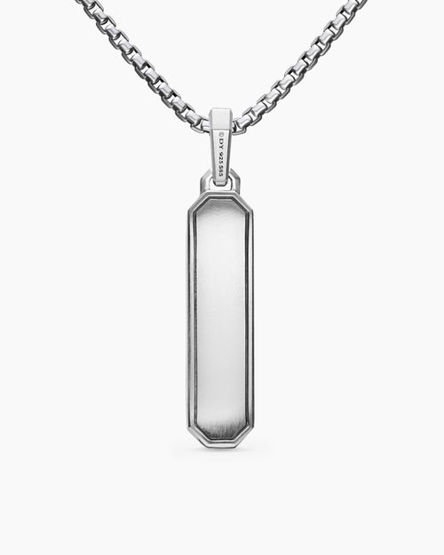Mens Courage Amulet in Sterling Silver with 14ct Yellow Gold, 35mm