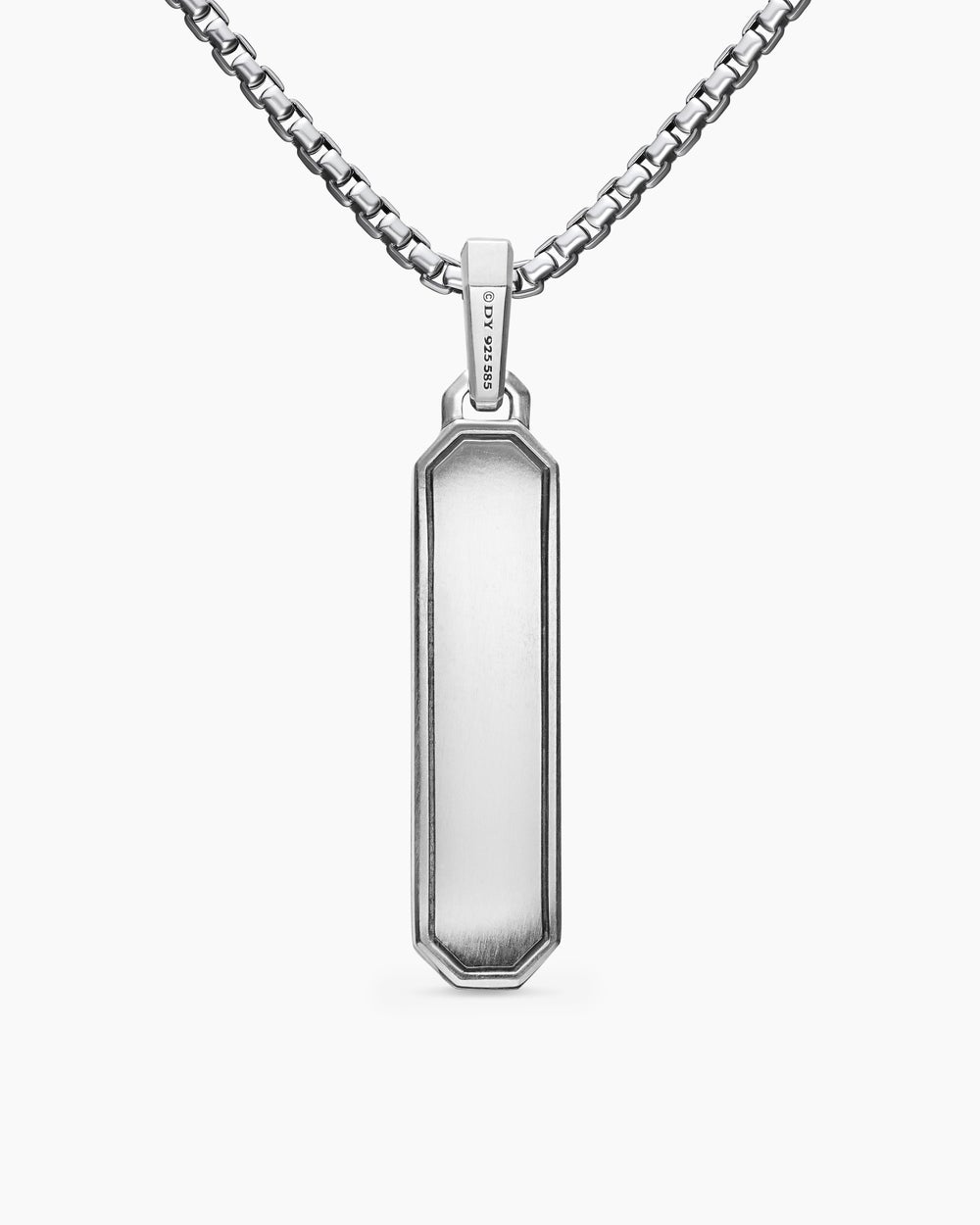 Mens Loyalty Amulet in Sterling Silver with 14ct Yellow Gold, 35mm