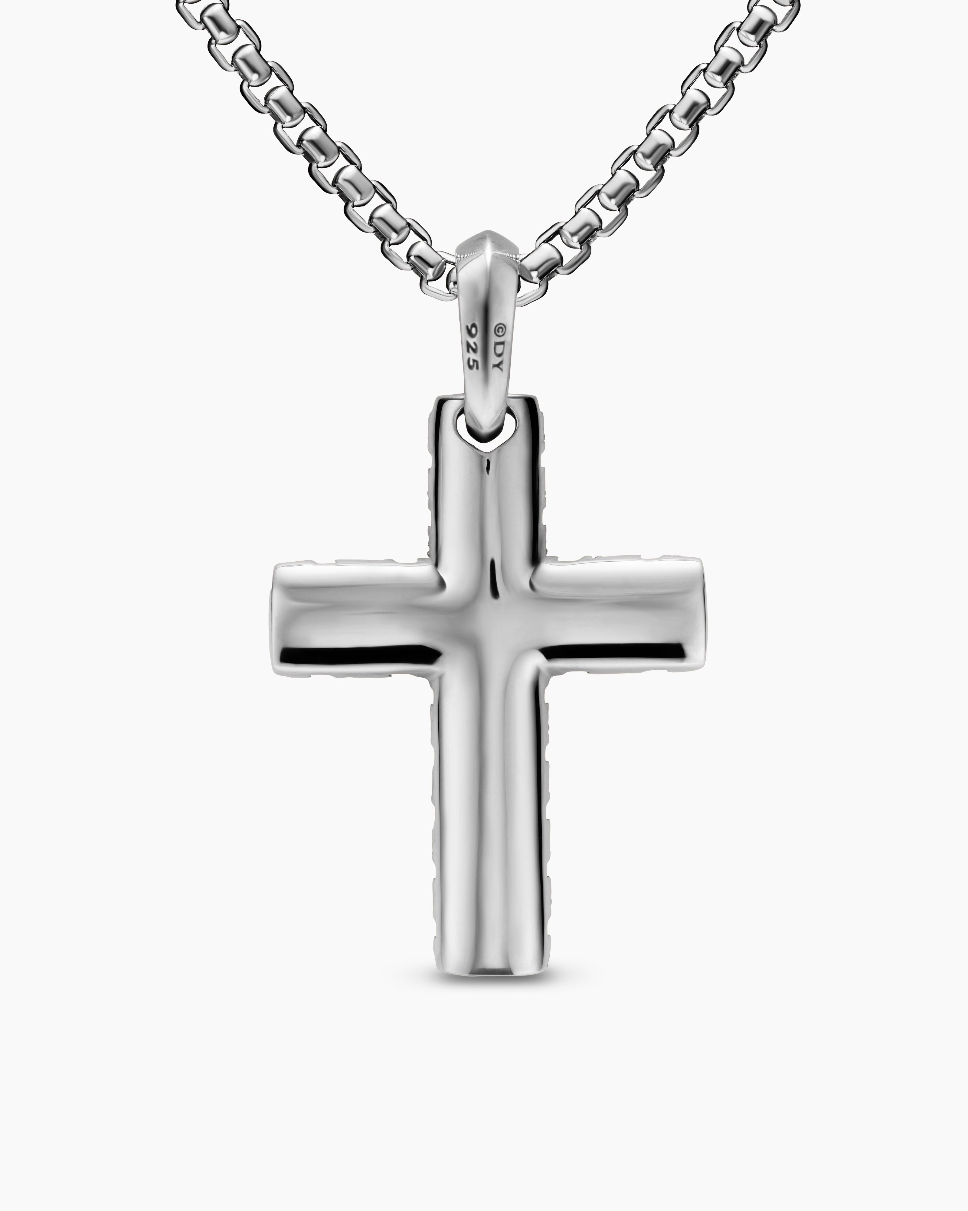 David Yurman Chevron Cross Pendant in Sterling Silver, 36mm HOW TO BUY