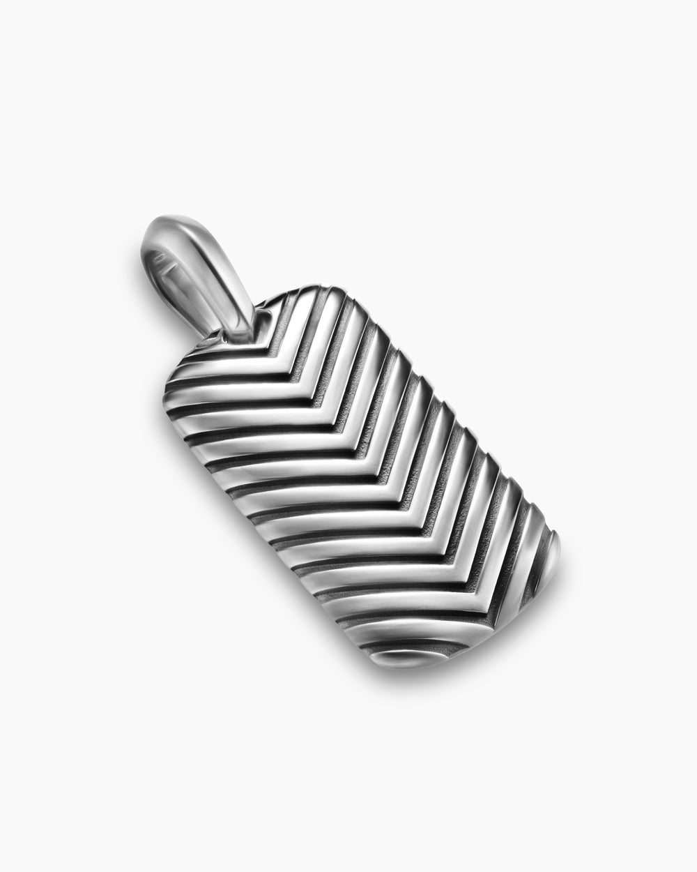Médaille Chevron en argent sterling, 27 mm hommes