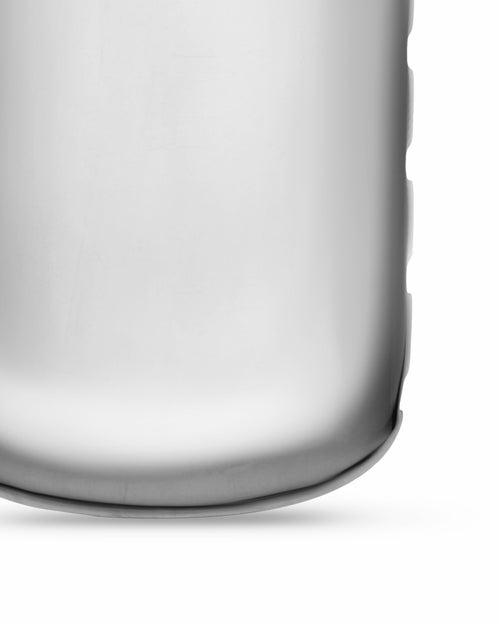 Mens Chevron Tag in Sterling Silver, 27mm