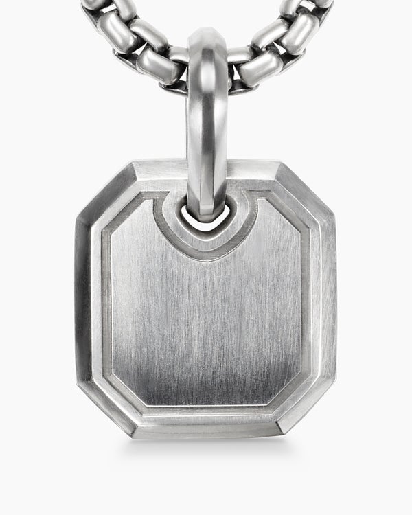 Octagonal Amulet in Platinum, 15mm