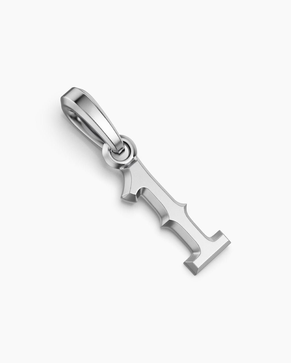 Mens Number One Amulet in Sterling Silver, 18.6mm