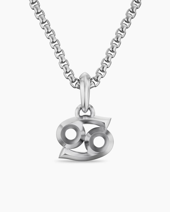 Cancer Amulet in Sterling Silver, 16mm