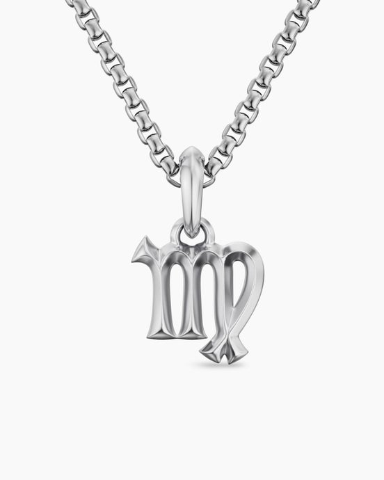 Virgo Amulet in Sterling Silver, 18.2mm