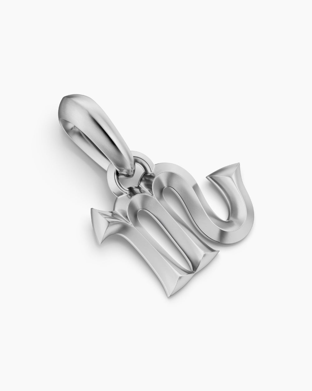 Mens Scorpio Amulet in Sterling Silver, 15.7mm