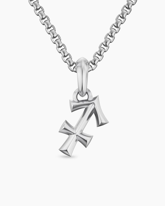 Sagittarius Amulet in Sterling Silver, 19.6mm
