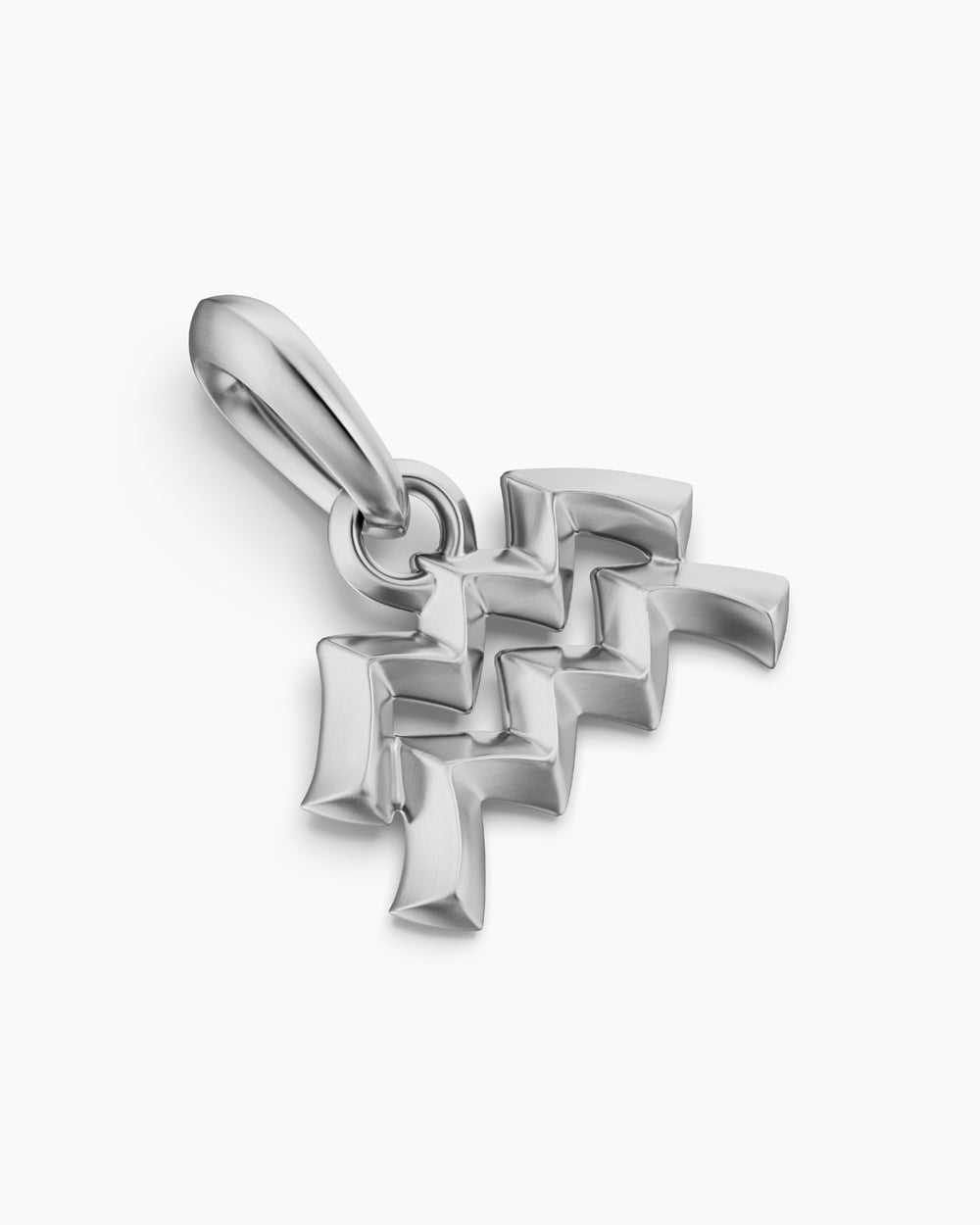 Amulette Verseau en argent sterling, 15,4 mm hommes