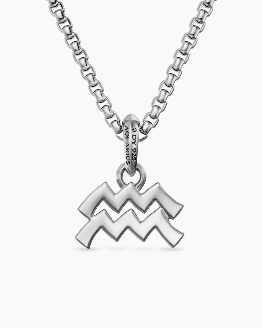 Amulette Verseau en argent sterling, 15,4 mm hommes