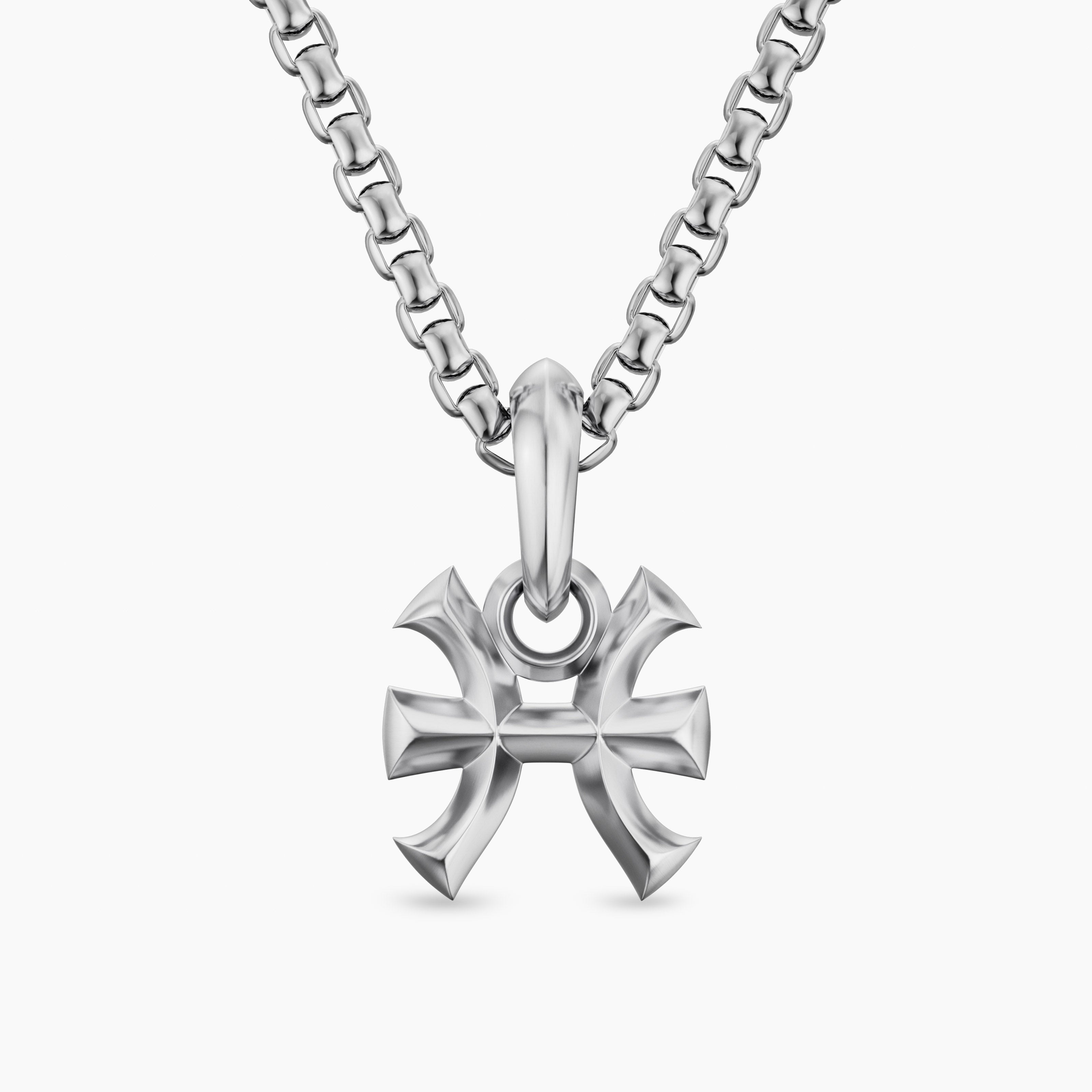 Amulette Poisson en argent sterling, 14,8 mm hommes 