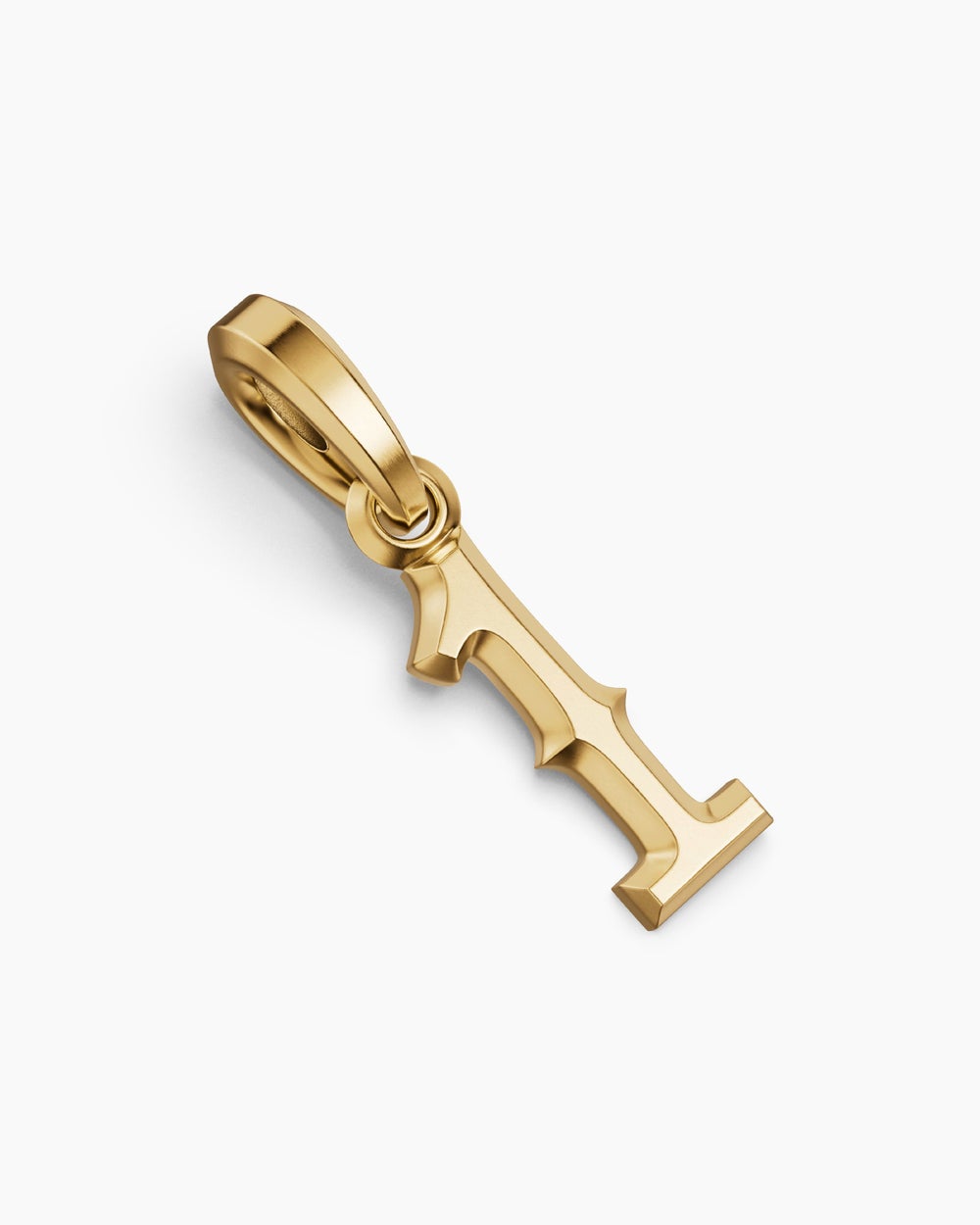 Mens Number One Amulet in 18K Yellow Gold, 14.8mm