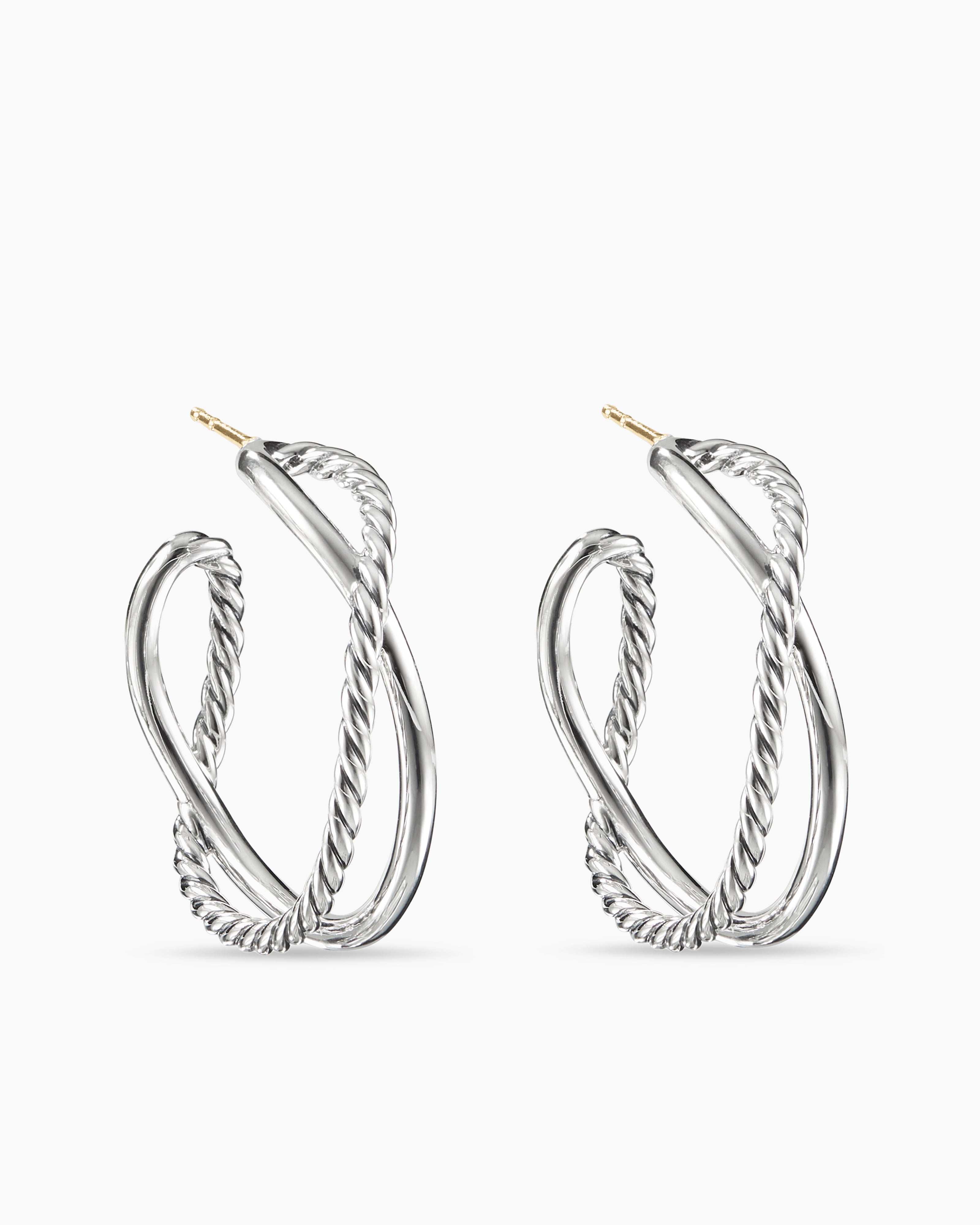 15mm Hoop Earrings in Sterling Silver | Banter