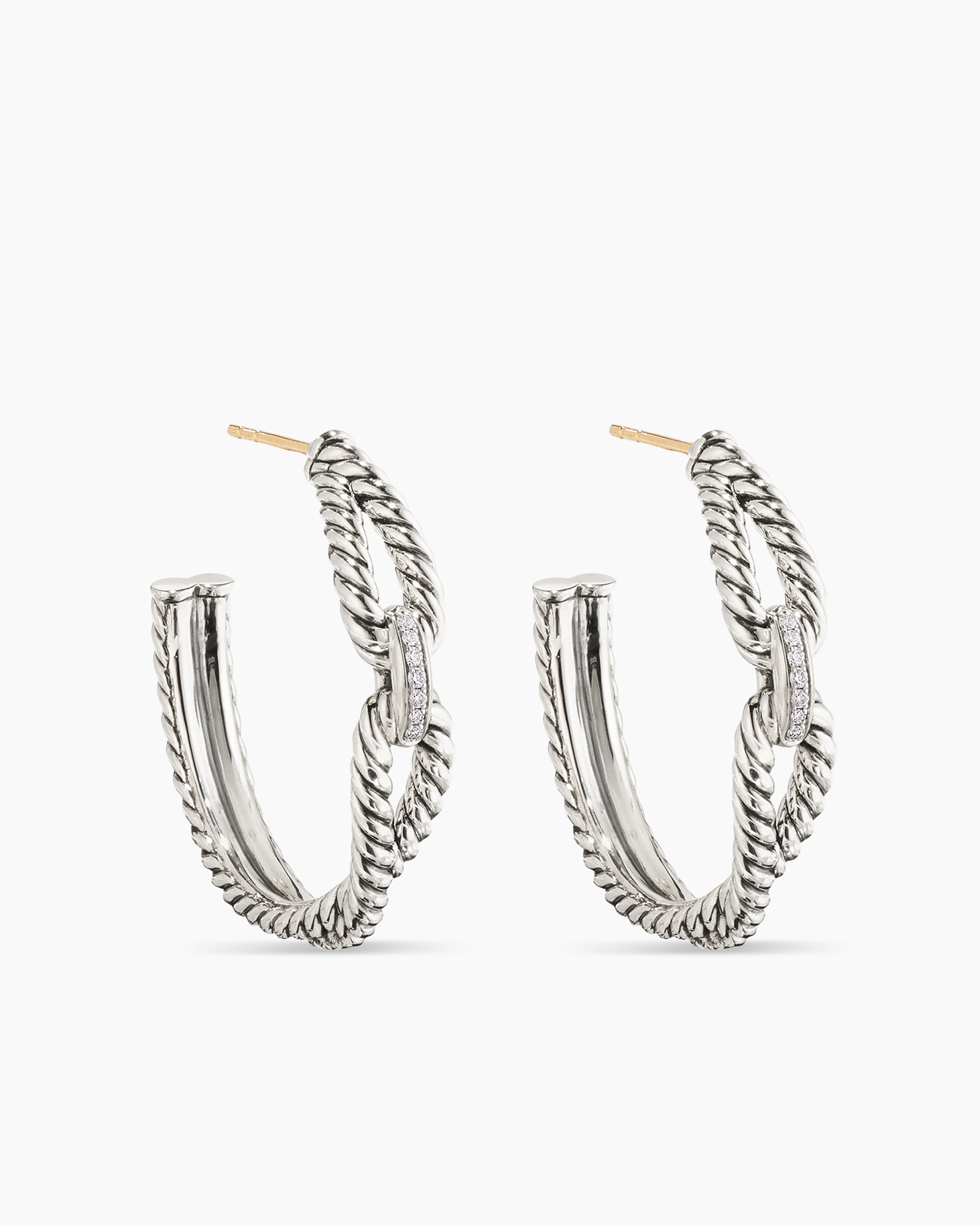 Iconic Twist Earrings - Silver