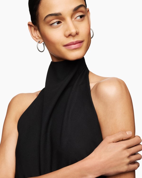 Créoles Cable en argent massif, 1 po