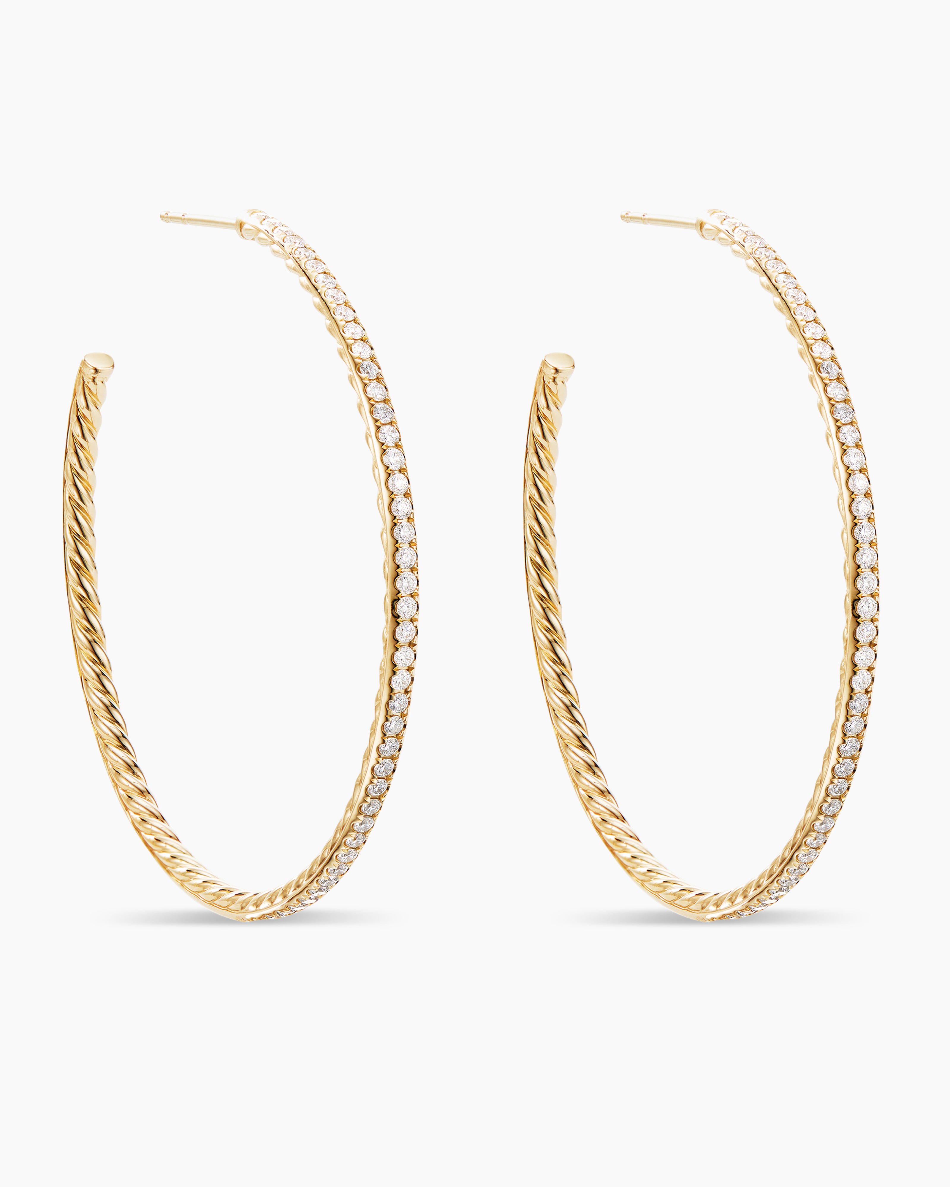 Mini Curve Hoop Earrings in Gold | Medley Jewellery