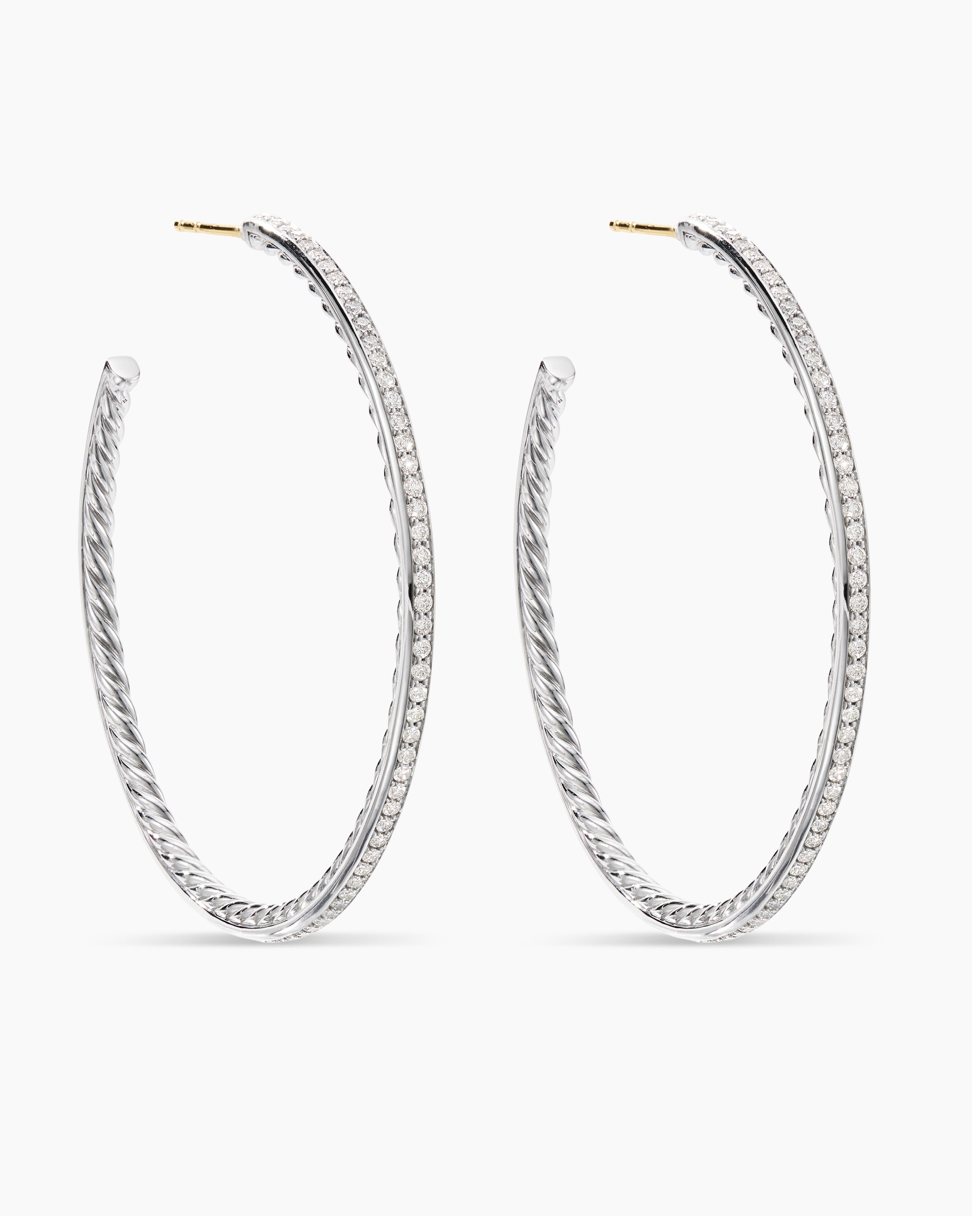 18 x 4mm small sterling silver hoop earrings for men – Sharon SaintDon  Silver and Gold Handmade Jewelry