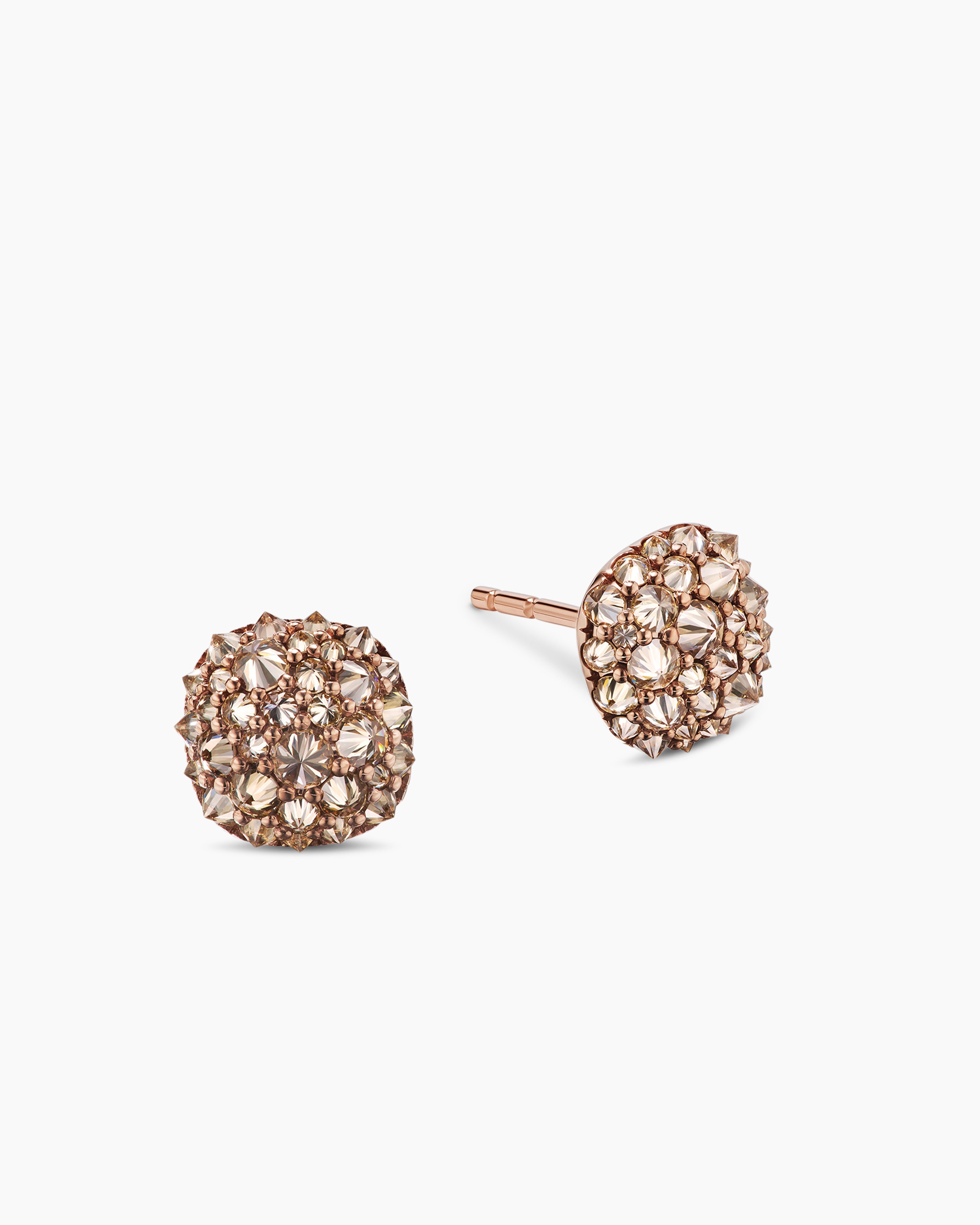 Rose Gold Diamond & Gemstone Earrings | All Diamond.co.uk