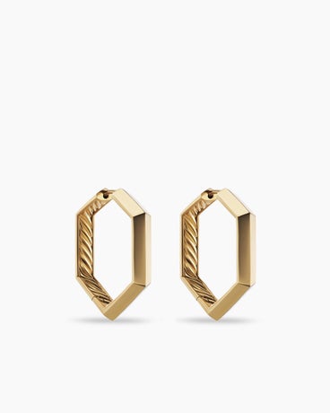 Carlyle™ Hoop Earrings in 18K Yellow Gold, 26mm