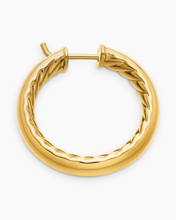 DY Mercer® Hoop Earrings in 18K Yellow Gold, 25.4mm