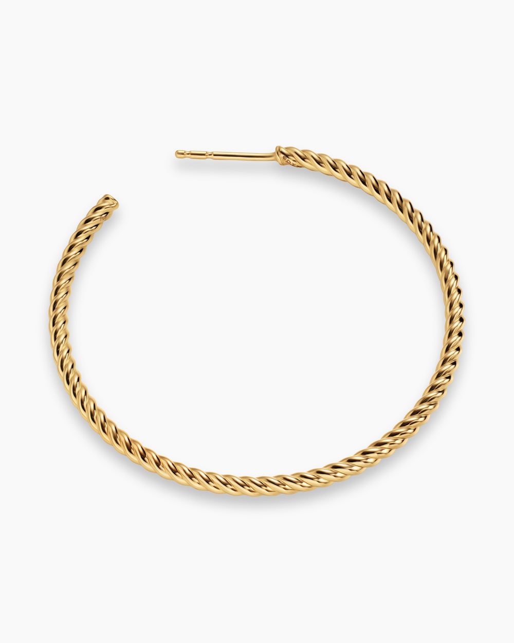 Créoles Cablespira® en or jaune 18 carats, 42,3 mm femmes