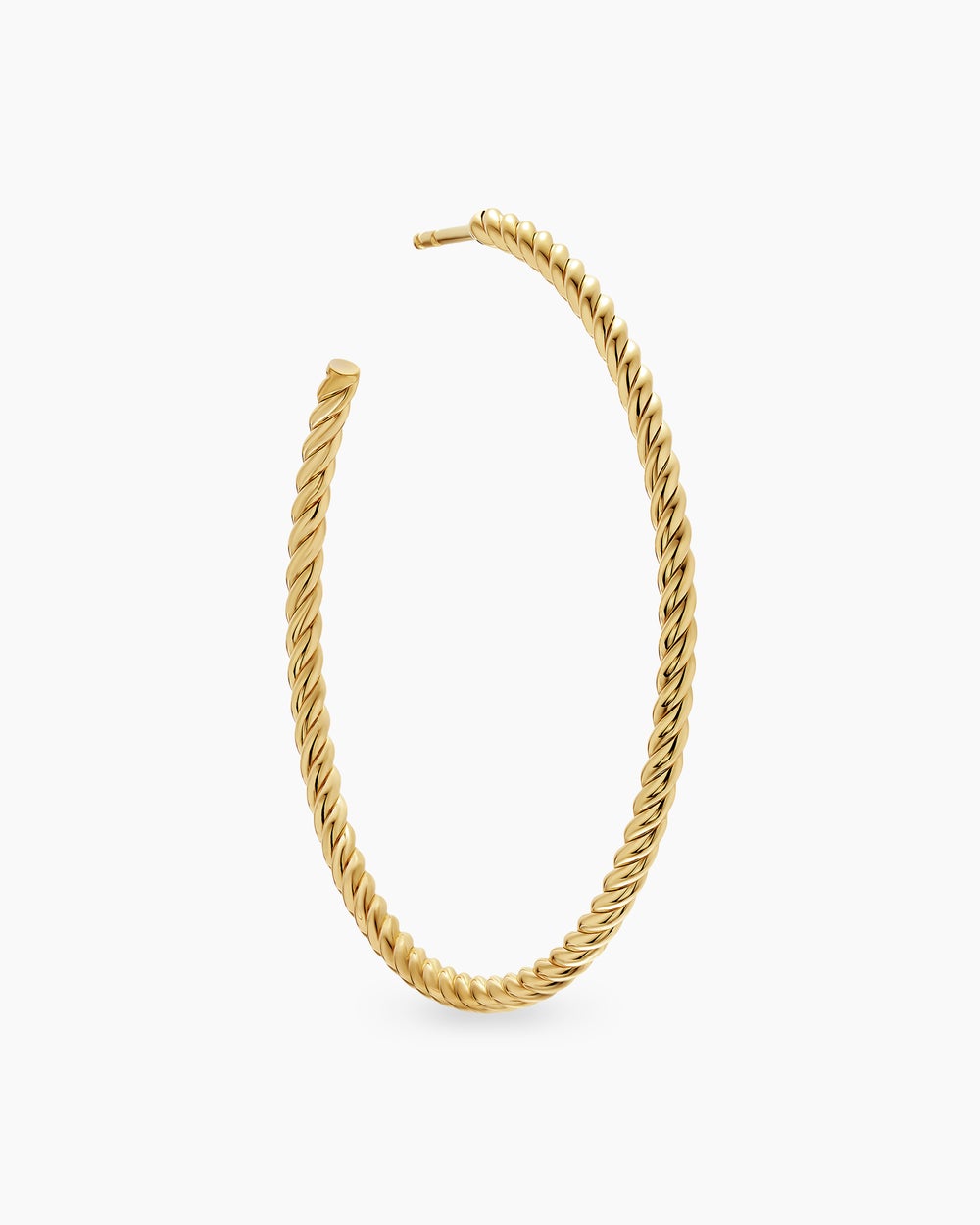 Créoles Cablespira® en or jaune 18 carats, 42,3 mm femmes